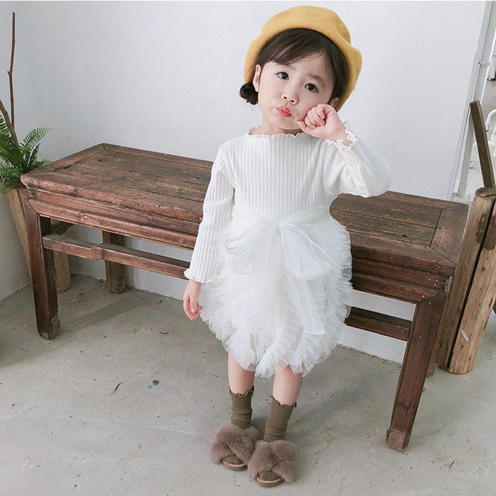 ワンピース 子供 チュニック 女の子 こども きれいめ ふわふわスカート 長袖 子ども 子供服 ベビー服 チュールスカート キッズ かわいい 保育園 フォーマル 誕生日 結婚式 ピアノ発表会 入園式 卒園式