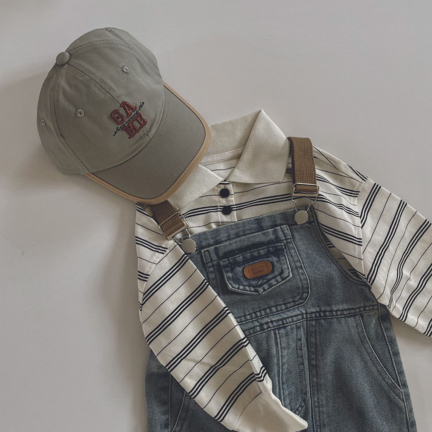 ボーダーロンT 韓国子供服 キッズ 女の子 男の子 ワンポイント トレーナー MTM スウェット 薄手 かわいい 長袖 男の子 女の子 秋 秋服 子供服 子供 90 100 110 120 130 140