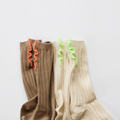 ネオンフリルソックス 韓国子供服 子供服 子ども服 赤ちゃん 靴下 ソックス 男の子 女の子 ベビー靴下