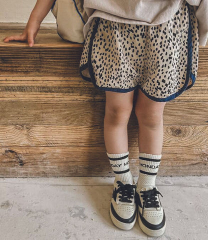 ダルメシアンパンツ 女の子 男の子 ショートパンツ ボトム ズボン 半ズボン 子供服 子供 キッズ 夏 ベビー ベビー服 韓国子供服 80 90 100 110 120 130