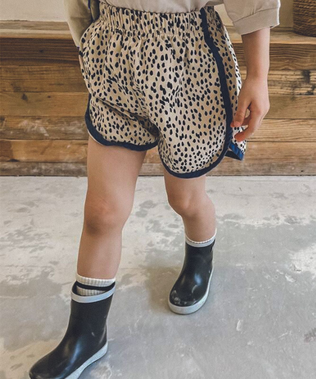 ダルメシアンパンツ 女の子 男の子 ショートパンツ ボトム ズボン 半ズボン 子供服 子供 キッズ 夏 ベビー ベビー服 韓国子供服 80 90 100 110 120 130