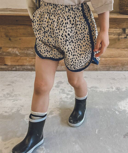 ダルメシアンパンツ 女の子 男の子 ショートパンツ ボトム ズボン 半ズボン 子供服 子供 キッズ 夏 ベビー ベビー服 韓国子供服 80 90 100 110 120 130