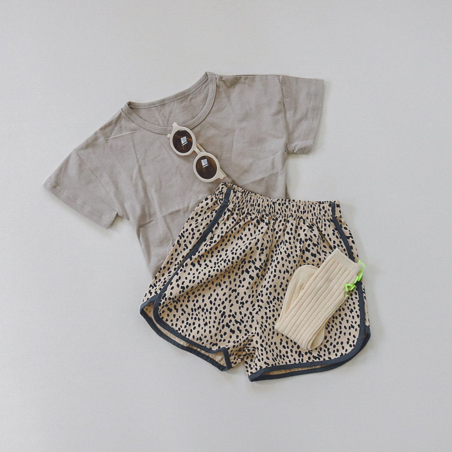 ダルメシアンパンツ 女の子 男の子 ショートパンツ ボトム ズボン 半ズボン 子供服 子供 キッズ 夏 ベビー ベビー服 韓国子供服 80 90 100 110 120 130