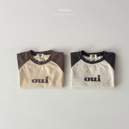 韓国子供服 半袖TシャツONU ouitee 韓国子供服 女の子 男の子 ベビー服 キッズ Tシャツ トップス 半袖T 夏 親子 兄弟 お揃い リンク おしゃれ かわいい シンプル