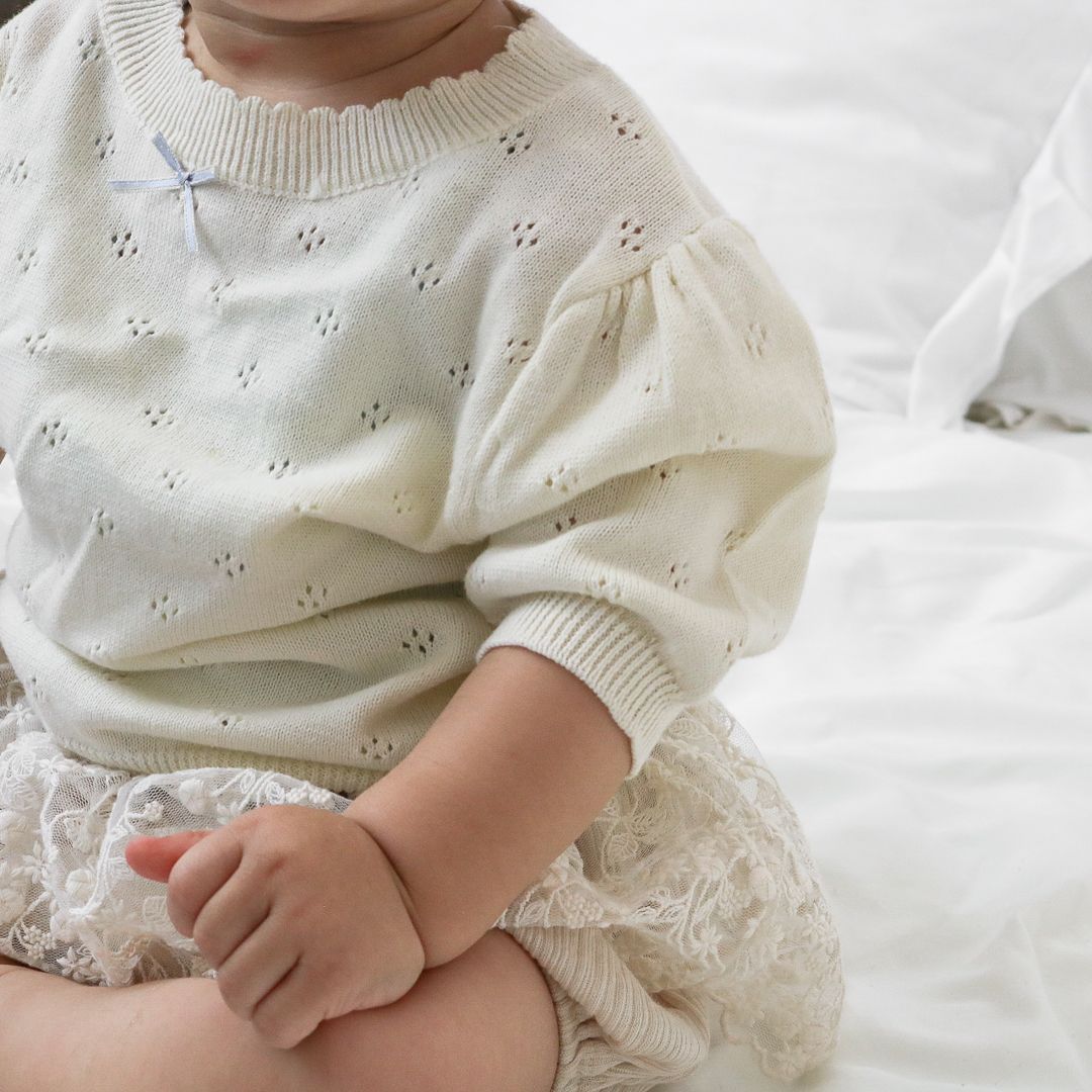 サマーニット ベビー トップス 女の子 韓国子供服 半袖 トップス ニット おしゃれ 薄手 韓国子供服 海外子供服 男の子 女の子 70cm 80cm 90cm 100cm 110cm 120cm