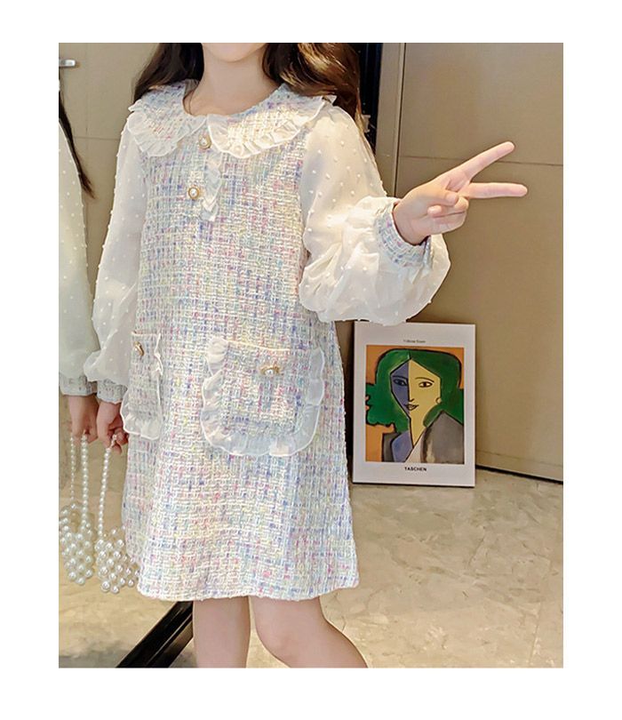 子供服 女の子 ワンピース 長袖 ガールズ フォーマル スーツ レイヤード 可愛い 通学 入園式 入学式 お姫様 おしゃれ 快適 子供ドレス 子供 スーツ フォーマル ドレス キッズ ガールズ 入学祝い 入学式 卒業式 発表会 結婚式 子供 洋服 学園風