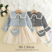 スーツ ワンピース 入学式 女の子 卒園式 子供服 フォーマル スーツ 卒園 ベビー服 100 110 120 130cm 3点セット ジャケット＆ワンピース バッグ付き キッズ スーツ ベビースーツ 子ども服 セットアップ ピアノ 発表会 結婚式