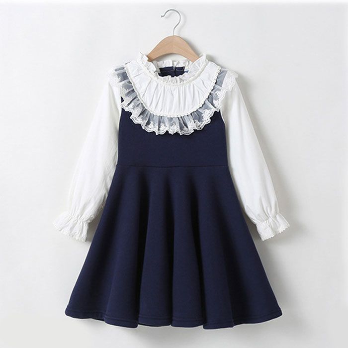 ワンピース 卒園式 子供服 入学式 長袖ワンピース 切り替え 子供ワンピース 長袖 入園式 女の子 レース 韓国子供服 フォーマルワンピース キッズ 子供ドレス 女の子 フォーマル 普通着 七五三 卒園式 入学式 発表会 結婚式 110~160cm