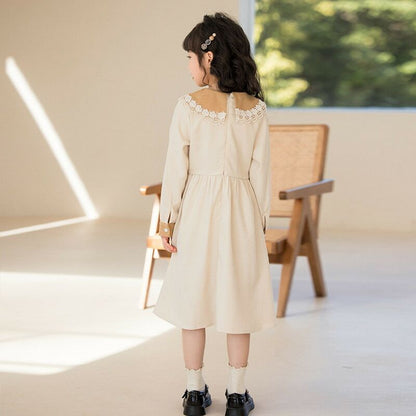 子供 ワンピース 長袖 入学式 子供服 ガールズ キッズ ドレス ジュニア フォーマル ジュニア服 フォーマルワンピース 大人っぽい 長袖ワンピース リボン付き 子ども服 卒業式 結婚式 発表会 演奏会 七五三 春秋 普段着 カジュアル 通学 お出かけ
