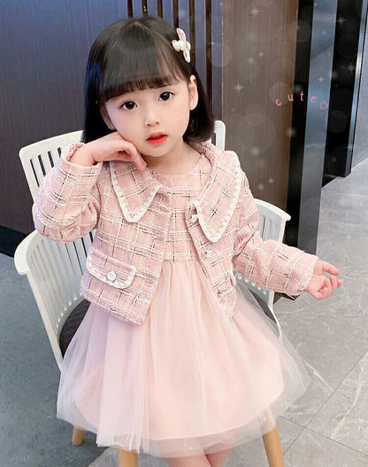 ワンピース 女の子 入園式 卒園式 子供服 入学式 スーツ 子供 フォーマル 三歳 セレモニー ピンク 5歳 保育園 子供 ジャケット きれいめ 長袖 子ども キッズ おしゃれ シンプル 人気 冬 春 結婚式