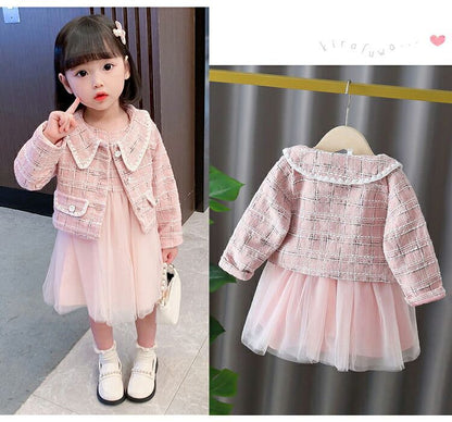 ワンピース 女の子 入園式 卒園式 子供服 入学式 スーツ 子供 フォーマル 三歳 セレモニー ピンク 5歳 保育園 子供 ジャケット きれいめ 長袖 子ども キッズ おしゃれ シンプル 人気 冬 春 結婚式