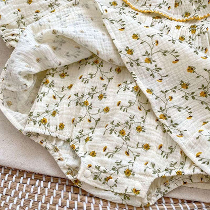 ワンピース ベビー服 女の子 小柄 花柄 花 ロンパース 秋 おしゃれ 長袖ロンパース ベビー 秋服 長袖 66 73 80 90 赤ちゃん 女児 綿 結婚式 発表会 結婚式 洋服 綿 おでかけ 韓国 七五三 誕生日 かわいい ベビーロンパース