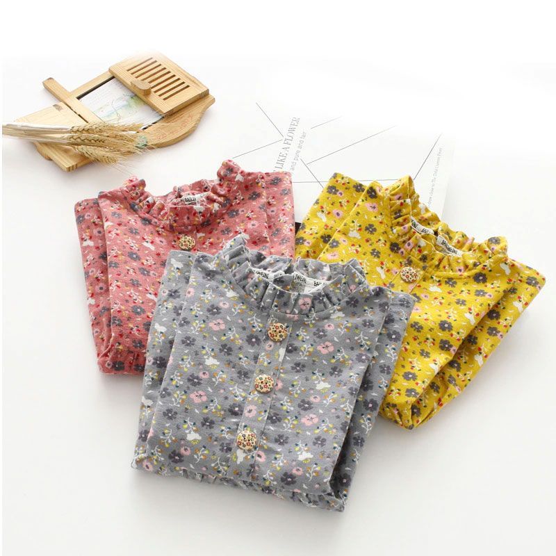 女の子 ワンピース かわいい 人気 おすすめ 花柄 総柄 フレア スカート 長袖ワンピース 長袖ワンピ ハイネック 韓国子供服 子供服 キッズ ベビー キッズ服 べビー服 ガーリー 春 秋冬 フレアワンピ