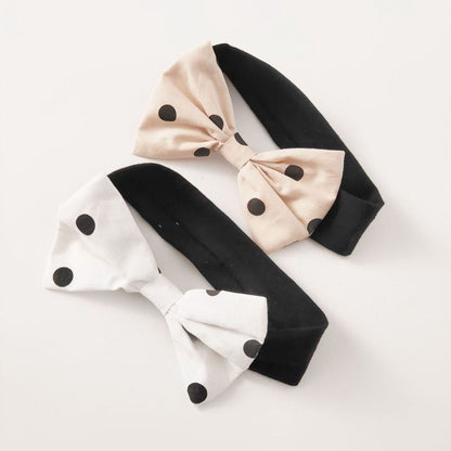 韓国 キッズ 子ども服 ベビー 赤ちゃん ワンピース チュニック トップス ロンパース おむつカバー ブルマ ドット 半袖 リボン ヘアバンド付き インナーパンツ付き パンツ お出掛け 記念写真 記念撮影 誕生日 お祝い パーティー 80cm 70cm