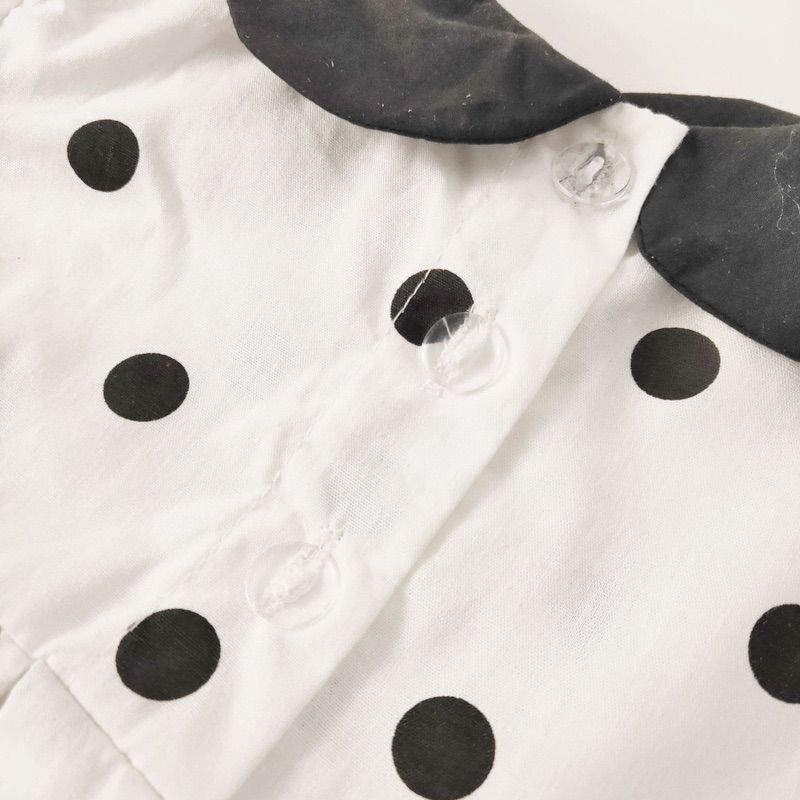 韓国 キッズ 子ども服 ベビー 赤ちゃん ワンピース チュニック トップス ロンパース おむつカバー ブルマ ドット 半袖 リボン ヘアバンド付き インナーパンツ付き パンツ お出掛け 記念写真 記念撮影 誕生日 お祝い パーティー 80cm 70cm