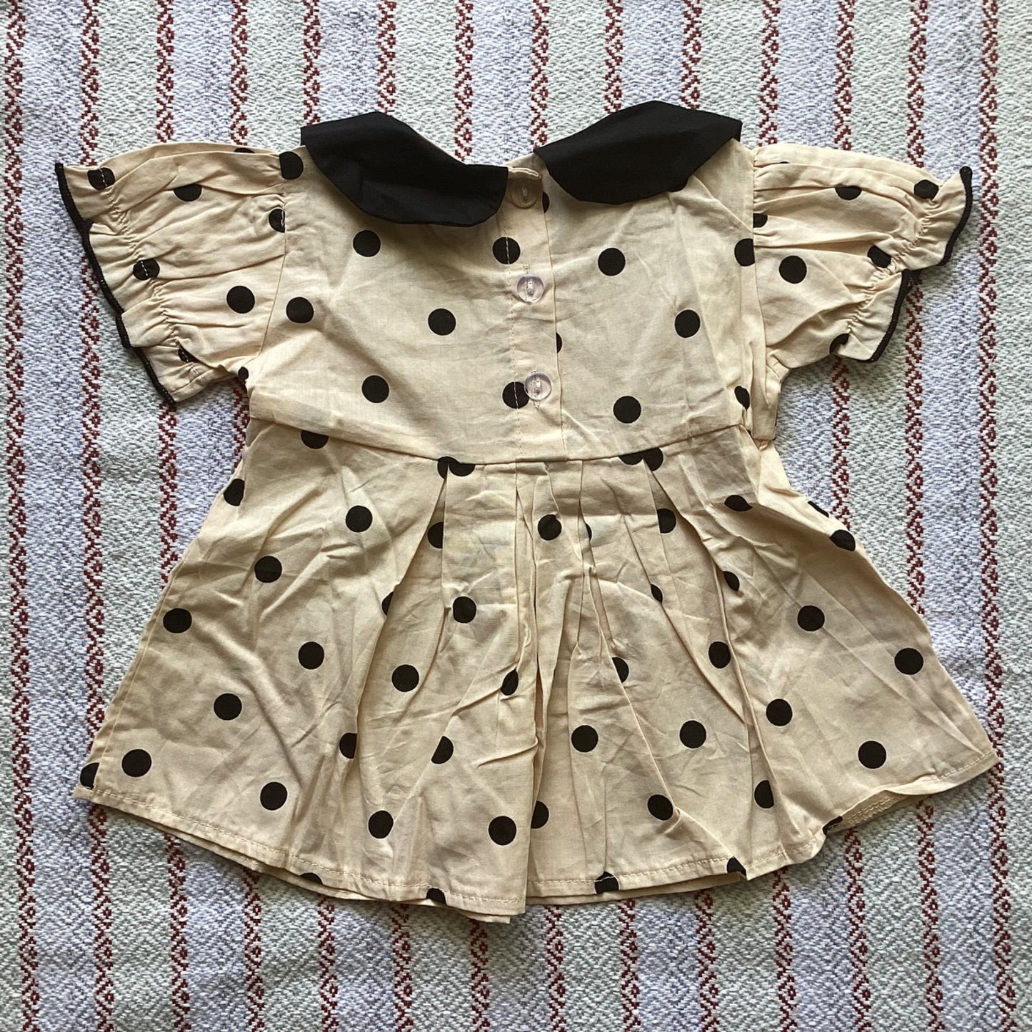 韓国 キッズ 子ども服 ベビー 赤ちゃん ワンピース チュニック トップス ロンパース おむつカバー ブルマ ドット 半袖 リボン ヘアバンド付き インナーパンツ付き パンツ お出掛け 記念写真 記念撮影 誕生日 お祝い パーティー 80cm 70cm