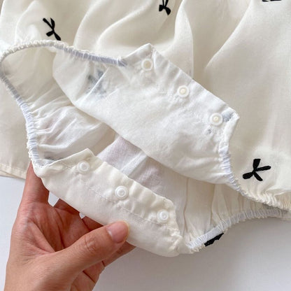 韓国 海外 輸入 赤ちゃん ベビー服 子ども キッズ 女の子 ホワイト ラメ ロンパース ワンピース 姉妹 お揃い チュール シースルー 記念写真 記念撮影 お祝い 誕生日 60cm 65cm 66cm 70cm 73cm 75cm 100cm 110cm