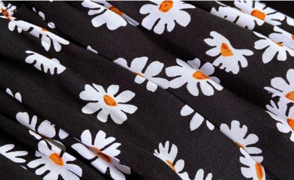 韓国 海外 輸入 子供服 キッズ ベビー 赤ちゃん 女の子 トップス ワンピース スカート デイジー柄 キャミソールワンピース キャミワンピ 花柄 水着 重ね着 夏 プール リゾート 姉妹 お揃い ペア 90cm 100cm 110cm 120cm 130cm