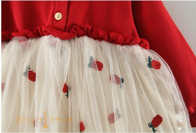 ワンピース 春 きれいめ 子ども 長袖 七五三 子供服 保育園 服 子供 春 夏 フォーマル ピアノ発表会 ベビー 赤 チュニック 結婚式 誕生日 1歳 2歳 3歳 4歳 5歳 キッズ