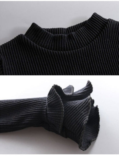 2点セット ワンピース ニット ジャンパースカート長袖 子どもドレス ワンピース 入学式 スーツ 女の子 卒園式 子供服 スーツ 女の子 トップス サロペット チェック yjfs01