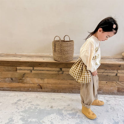 子供服 長袖トップス 長袖 プルオーバー 花柄 韓国風 子ども服 こども服 女の子 男の子 春 80 90 100 110 120 130 かわいい 通学 カジュアル シンプル キッズ おしゃれ ビッグシルエット shenjia07