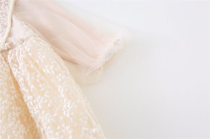 ベビー ドレス 長袖 セレモニードレス チュールワンピース キッズドレス 子供ドレス 女の子 レースドレス 子供ワンピース 子ども服 チュチュ ふわふわ 結婚式 春夏秋 誕生日 幼稚園 保育園 プレゼント 出産祝い jiangge01