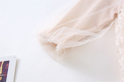 ベビー ドレス 長袖 セレモニードレス チュールワンピース キッズドレス 子供ドレス 女の子 レースドレス 子供ワンピース 子ども服 チュチュ ふわふわ 結婚式 春夏秋 誕生日 幼稚園 保育園 プレゼント 出産祝い jiangge01