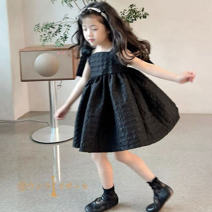 子供 ワンピース 子どもドレス ピアノ 発表会 ドレス 袖なし 夏着 子供服 レースワンピース 結婚式 七五三 キッズ ベビー ワンピース 可愛い ドレス カジュアル 90 100 110 120