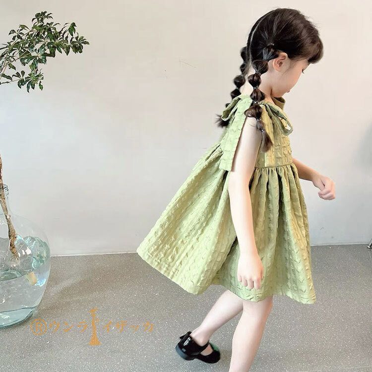 子供 ワンピース 子どもドレス ピアノ 発表会 ドレス 袖なし 夏着 子供服 レースワンピース 結婚式 七五三 キッズ ベビー ワンピース 可愛い ドレス カジュアル 90 100 110 120