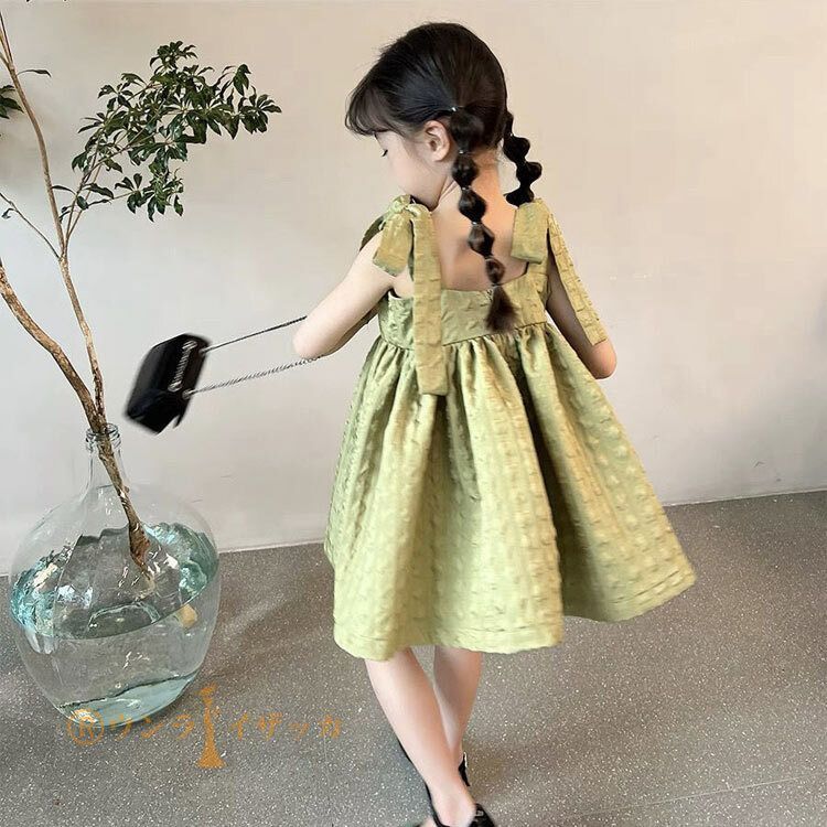 子供 ワンピース 子どもドレス ピアノ 発表会 ドレス 袖なし 夏着 子供服 レースワンピース 結婚式 七五三 キッズ ベビー ワンピース 可愛い ドレス カジュアル 90 100 110 120