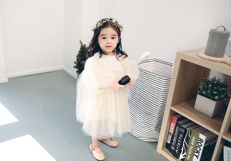 チュールワンピース ドレス キッズ 長袖 ワンピース ベビー 女の子 子ども服 フォーマル 紗裙 結婚式 七五三 Aライン 発表会ドレス 上品 女の子ワンピース お姫様 パーティー キッズダンス レー