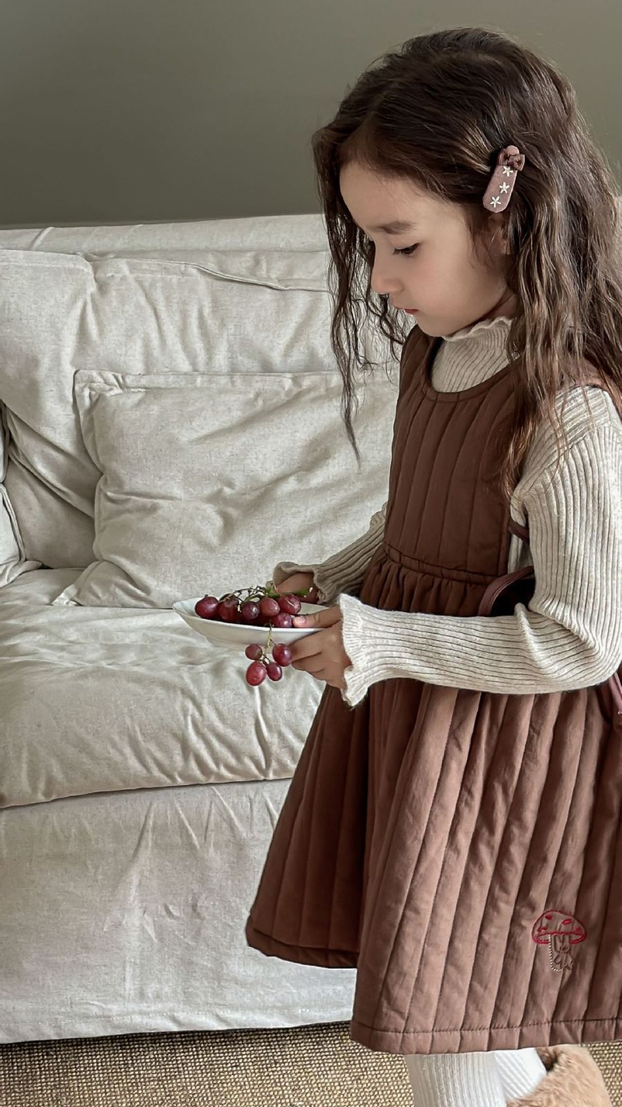 ワンピース 韓国子供服 女の子 可愛い 無地 綿 キッズワンピ 袖なし ベスト 丸襟 ドレス ソフト 肌に優しい 子ども服 普段着 カジュアル お出かけ 通学lanmm01