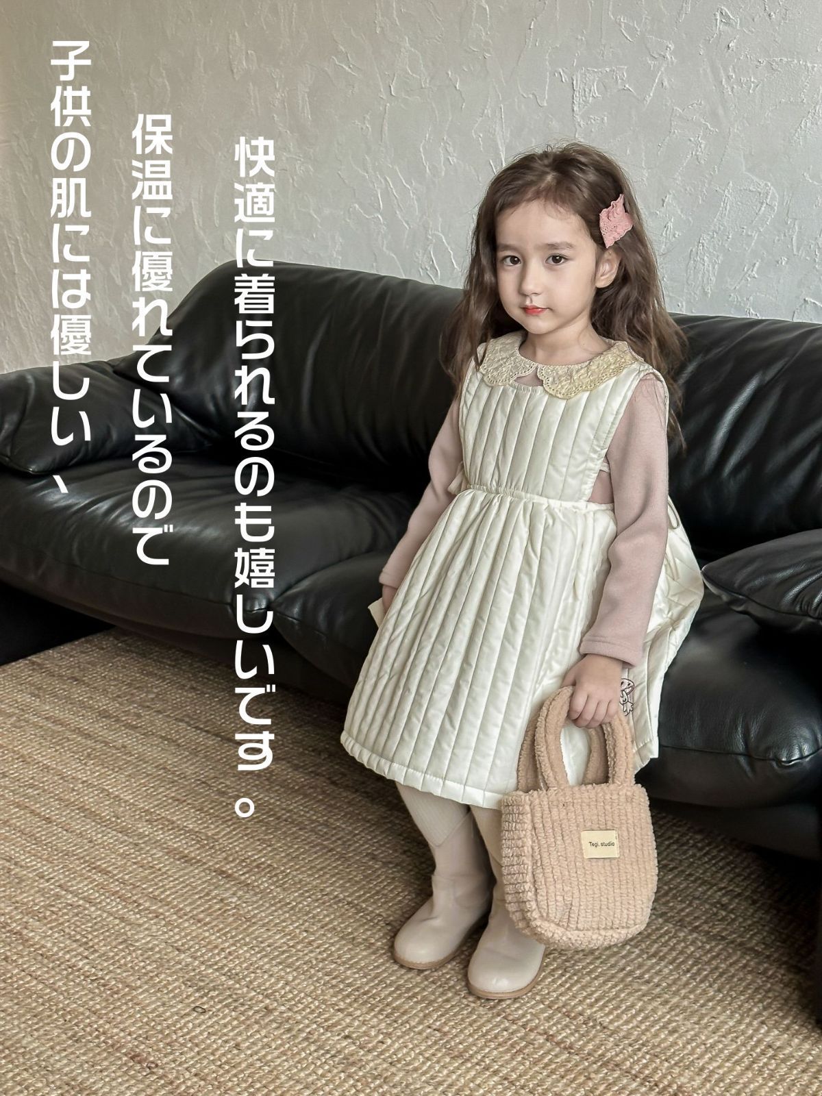 ワンピース 韓国子供服 女の子 可愛い 無地 綿 キッズワンピ 袖なし ベスト 丸襟 ドレス ソフト 肌に優しい 子ども服 普段着 カジュアル お出かけ 通学lanmm01