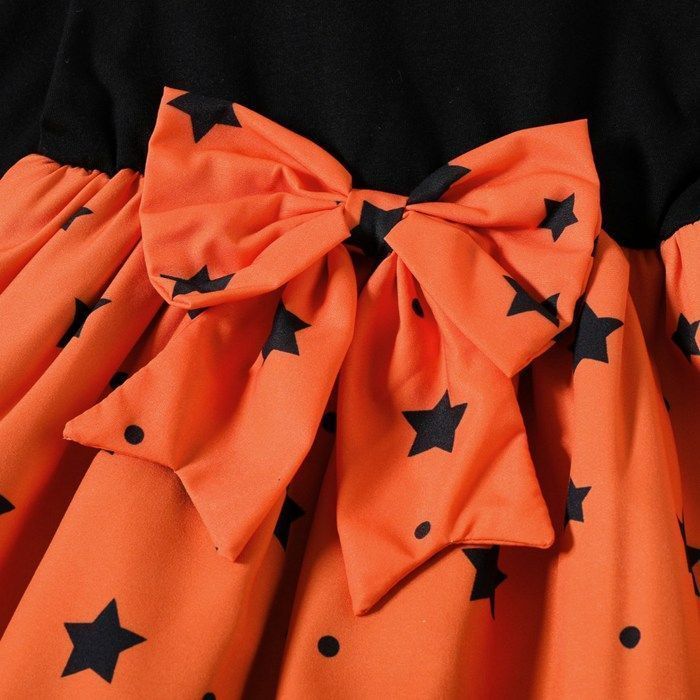 ハロウィン 衣装 子供 コスプレ 仮装 子ども 服 女の子 ワンピース かぼちゃ パンプキン ハロウィーン 長袖 魔女 ドレス キッズ ベビー 赤ちゃん コスチューム クリスマス かわいい こども 90 100 110 120 130 halloween36