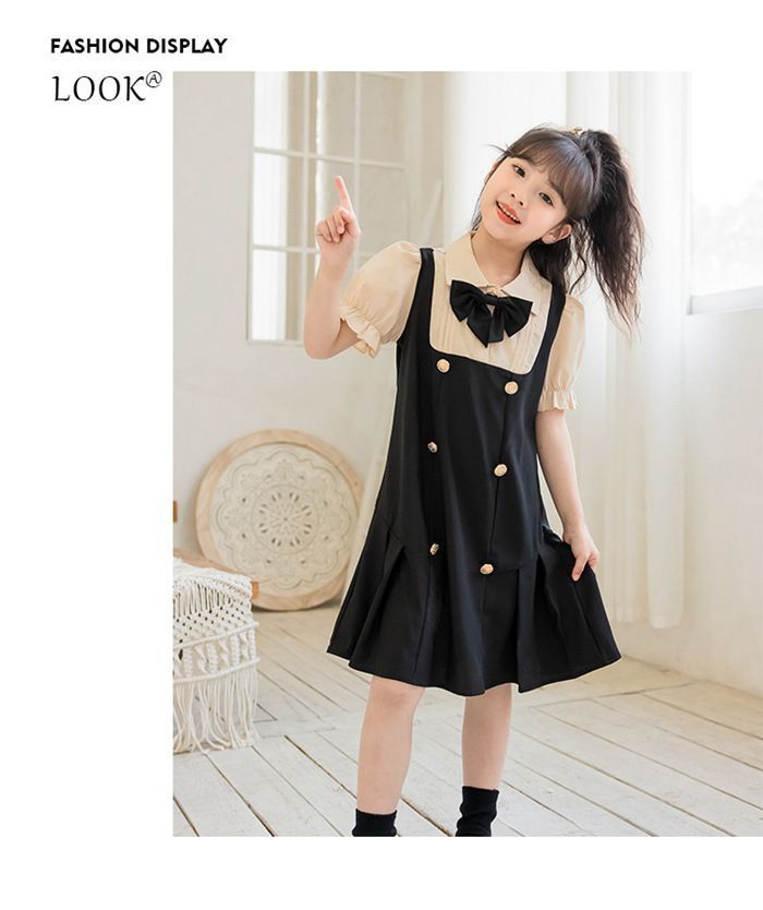 ワンピース キッズ 子供服 夏 ベビー服 女の子 ジュニア ワンピース 薄手 子ども服 おしゃれ かわいい 子供服 長袖 入学式 新生活 卒業式 発表会 結婚式 カジュアルmksenbao04