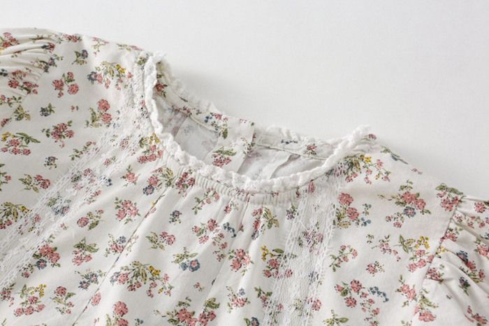 キッズ 上下セット 女の子 セットアップ 子供服 花柄 tシャツ 半袖tシャツ クルーネック ウエストゴム ワイドパンツ ストライプ柄 ポケット付き 子供 ベビー 子ども ベビー服 韓国風 夏 かわいい おしゃれ