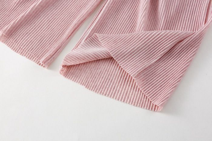 キッズ 上下セット 女の子 セットアップ 子供服 花柄 tシャツ 半袖tシャツ クルーネック ウエストゴム ワイドパンツ ストライプ柄 ポケット付き 子供 ベビー 子ども ベビー服 韓国風 夏 かわいい おしゃれ