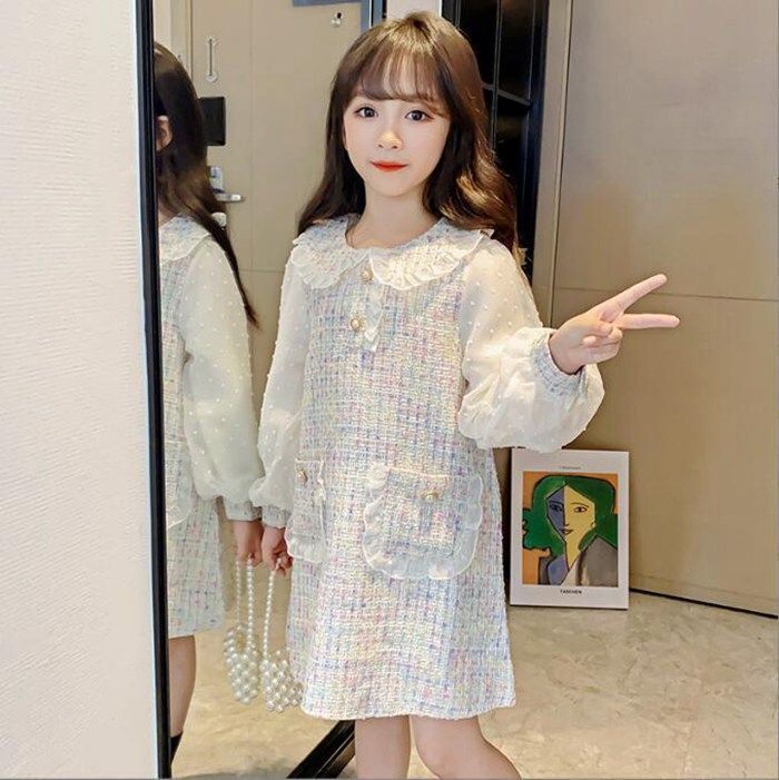 スーツ 女の子 入学式 フォーマル 子供 ワンピース セレモニー 服 きれいめ チュニック 子ども 子供服 ピアノ発表会 キッズ おしゃれ 春 結婚式 春 ツイード 110 120 130 140 150 入園式