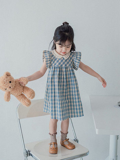 キッズ ベストワンピース 子供服 女の子 ワンピ 子ども 花柄 ワンピース キッズ ワンピース 子供 女の子 ガールズ チュニック 可愛い カジュアル 女の子ワンピース 夏 涼しい