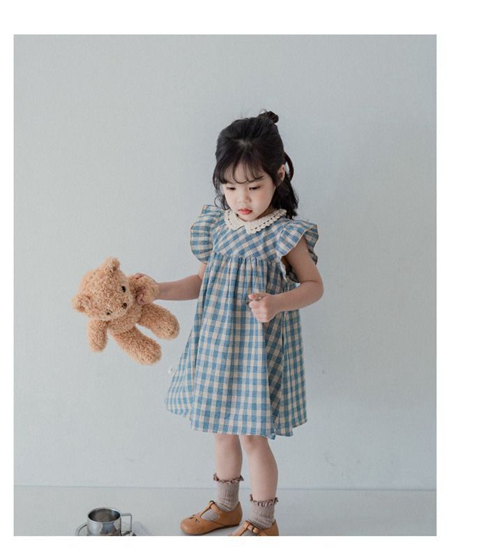 キッズ ベストワンピース 子供服 女の子 ワンピ 子ども 花柄 ワンピース キッズ ワンピース 子供 女の子 ガールズ チュニック 可愛い カジュアル 女の子ワンピース 夏 涼しい