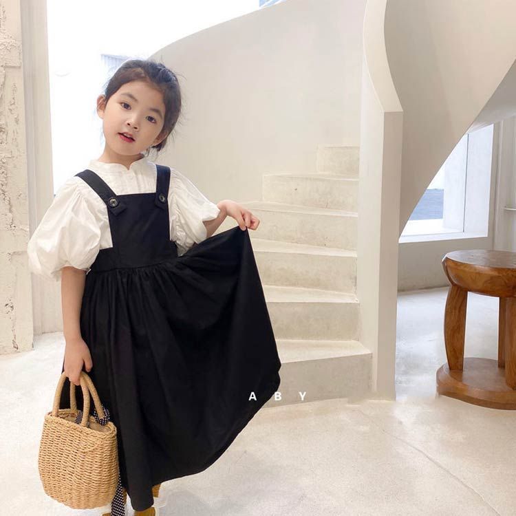 子供服 子ども服 キッズ 女の子 ジャンパースカート オールインワン サスペンダー オーバーオール ワンピース ジャンスカ 無地 おしゃれ かわいい ガールズ シンプル カジュアル 普段着 春秋 送料#qxz732