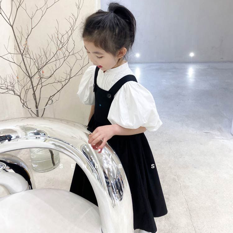 子供服 子ども服 キッズ 女の子 ジャンパースカート オールインワン サスペンダー オーバーオール ワンピース ジャンスカ 無地 おしゃれ かわいい ガールズ シンプル カジュアル 普段着 春秋 送料#qxz732