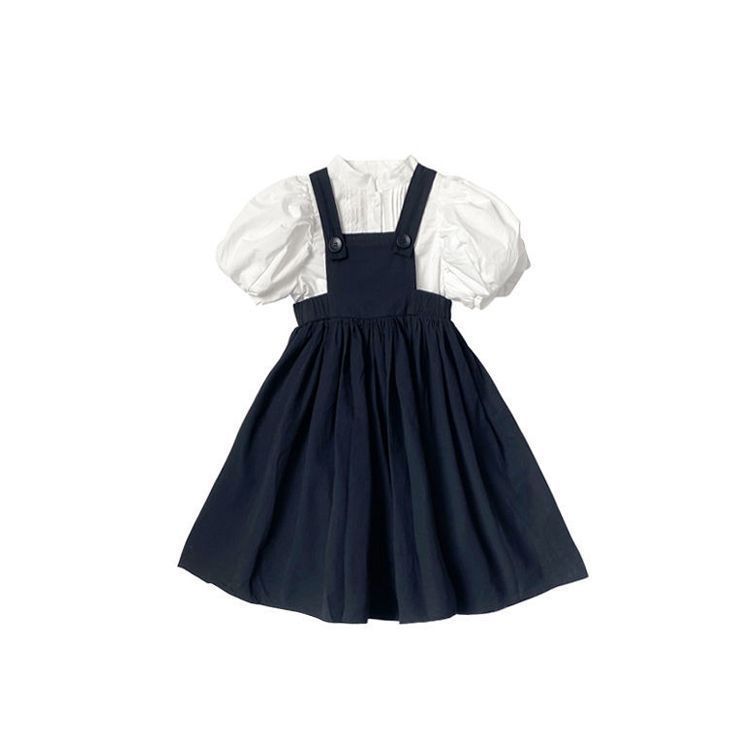 子供服 子ども服 キッズ 女の子 ジャンパースカート オールインワン サスペンダー オーバーオール ワンピース ジャンスカ 無地 おしゃれ かわいい ガールズ シンプル カジュアル 普段着 春秋 送料#qxz732