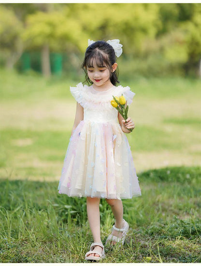 子供 ドレス ピアノ 発表会 キッズ ドレス フォーマル ワンピース 女の子 白子ども 誕生日 パーティー 服 子供ドレス キッズドレス フォーマル発表会 子供服 子供フォーマルド 入学式 結婚式 卒業式 誕生日パーティー服 チュールレースドレス ake02