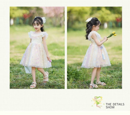 子供 ドレス ピアノ 発表会 キッズ ドレス フォーマル ワンピース 女の子 白子ども 誕生日 パーティー 服 子供ドレス キッズドレス フォーマル発表会 子供服 子供フォーマルド 入学式 結婚式 卒業式 誕生日パーティー服 チュールレースドレス ake02