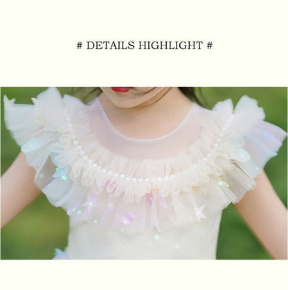 子供 ドレス ピアノ 発表会 キッズ ドレス フォーマル ワンピース 女の子 白子ども 誕生日 パーティー 服 子供ドレス キッズドレス フォーマル発表会 子供服 子供フォーマルド 入学式 結婚式 卒業式 誕生日パーティー服 チュールレースドレス ake02