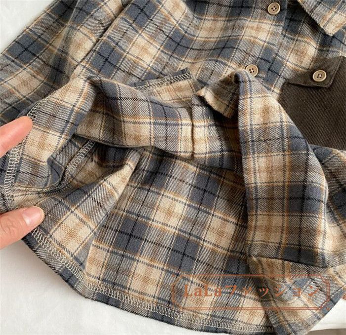 シャツ キッズ 長袖 子供服 男の子 女の子 綿 コットン ベビー服 tシャツ カットソー 春服 春物 秋服 秋物 ティーシャツ 長そで トップス チェック柄 子供服 ジュニア ユニセックス 子ども服 赤ちゃん おしゃれ 可愛い gonglut01