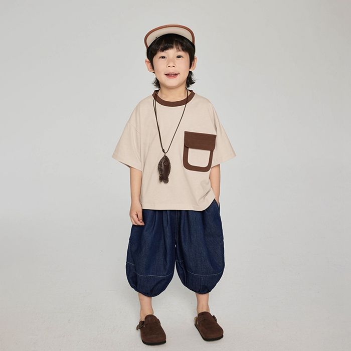 子供服 tシャツ 半袖 カットソー キッズ ジュニア 男の子 トップス 丸首 丸襟 ラウンドネック クルーネック シンプル 着まわし 定番 ベーシック こども服 子ども服 子供用 ボーイズ 男児changguo32