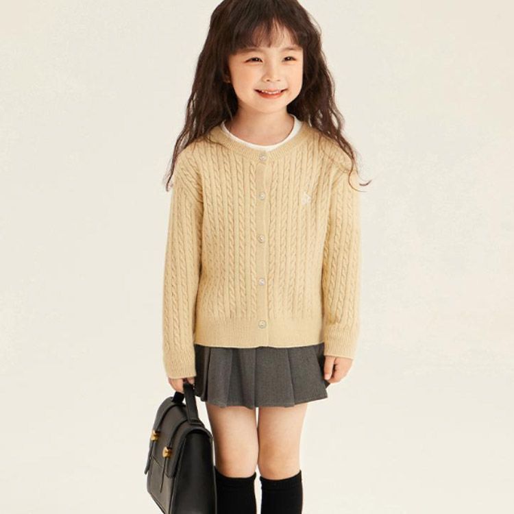 韓国子供服 長袖 羽織り アウター ベビー 子供服 女の子 ニット 140 キッズ 100 110 120 150cm キッズ服 カーディガン 紫外線対策 おしゃれ 新入学 子ども服 ベビー服 130#alice583014