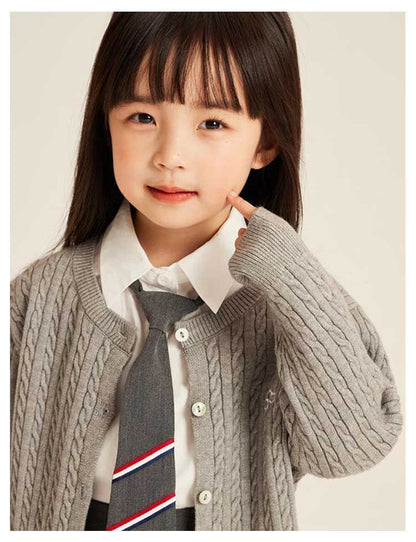 韓国子供服 長袖 羽織り アウター ベビー 子供服 女の子 ニット 140 キッズ 100 110 120 150cm キッズ服 カーディガン 紫外線対策 おしゃれ 新入学 子ども服 ベビー服 130#alice583014